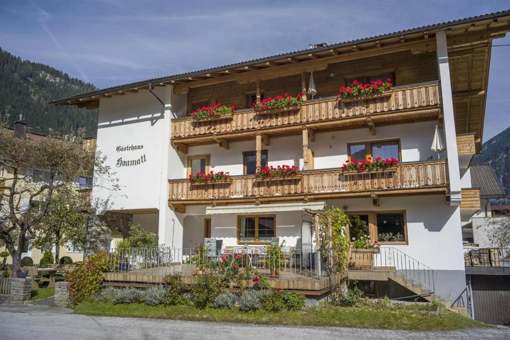 Gaestehaus Hoamatl Mayrhofen Exteriér fotografie